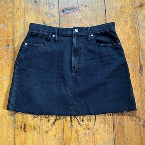 Madewell Black Denim Skirt - Size 31